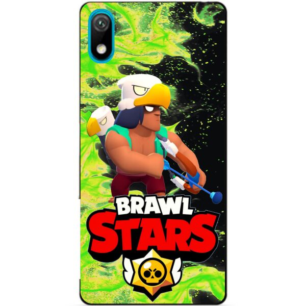 

Силиконовый бампер чехол Candy для Huawei Honor 8s с Героем Brawl Stars Бо