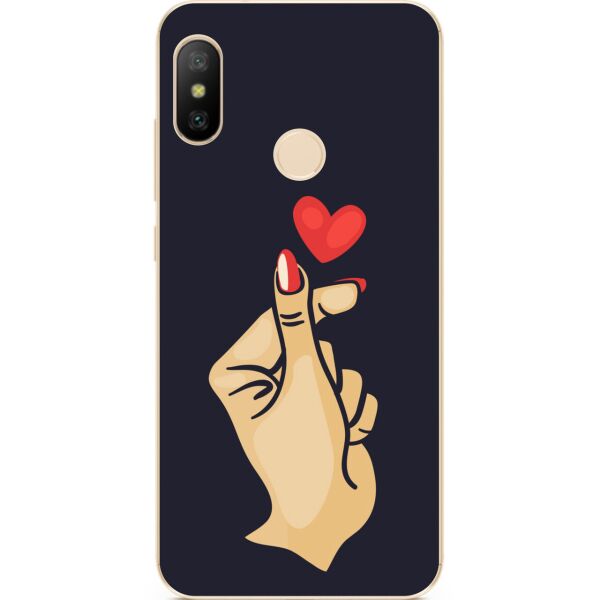 

Силиконовый чехол бампер Candy для Huawei P20 Lite Знак Любви