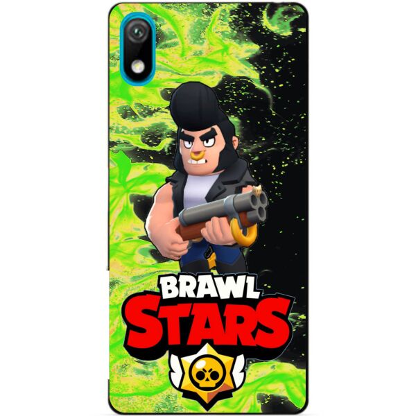 

Силиконовый бампер чехол Candy для Huawei Honor 8s с Героем Brawl Stars Булл