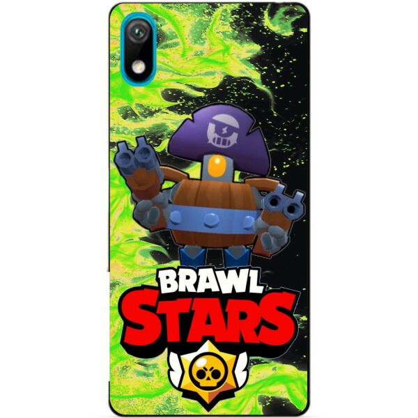 

Силиконовый бампер чехол Candy для Huawei Honor 8s с Героем Brawl Stars Деррил