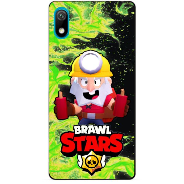 

Силиконовый бампер чехол Candy для Huawei Honor 8s с Героем Brawl Stars Динамайк