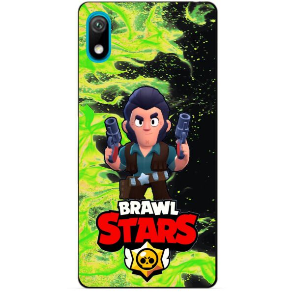 

Силиконовый бампер чехол Candy для Huawei Honor 8s с Героем Brawl Stars Кольт