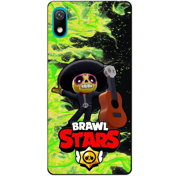 

Силиконовый бампер чехол Candy для Huawei Honor 8s с Героем Brawl Stars Поко