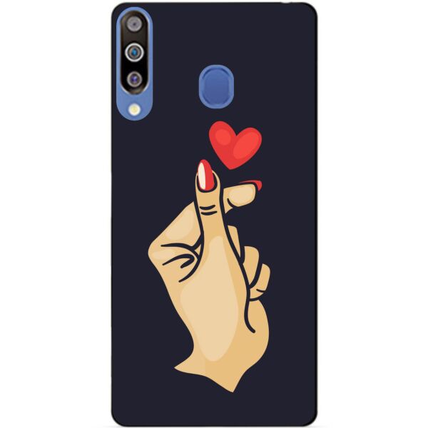 

Чехол силиконовый Candy для Samsung M30 2019 Galaxy M305f с рисунком Знак Любви