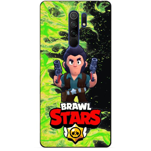 

Силиконовый бампер чехол Candy для Xiaomi Redmi 9 с Героем Бравл Старс Кольт