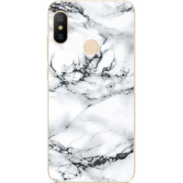 

Силиконовый чехол бампер Candy для Huawei P20 Lite Светлый мрамор