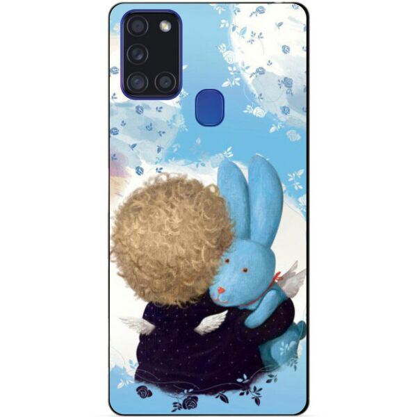 

Силиконовый бампер чехол Candy для Samsung A21s с рисунком Гапчинская Зайка
