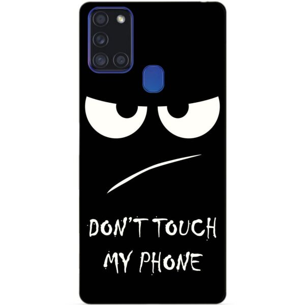 

Силиконовый бампер чехол Candy для Samsung A21s с рисунком Глаза
