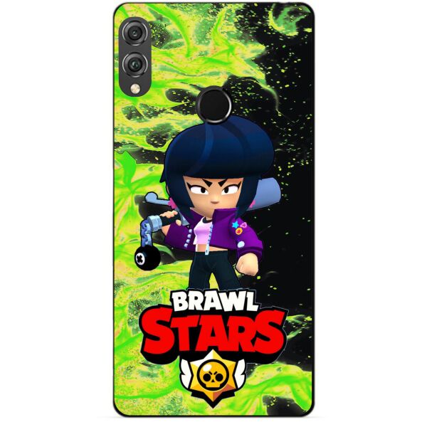 

Силиконовый бампер чехол Candy для Huawei Honor 8x с героем Brawl Stars Биби