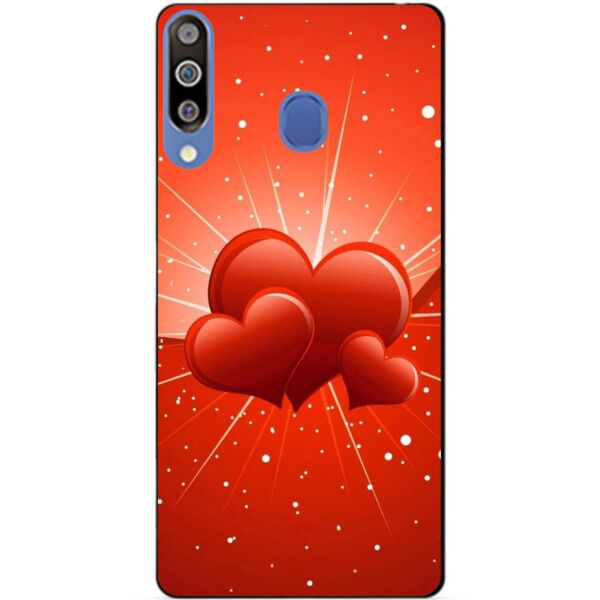 

Чехол силиконовый Candy для Samsung M30 2019 Galaxy M305f с рисунком Сердечки