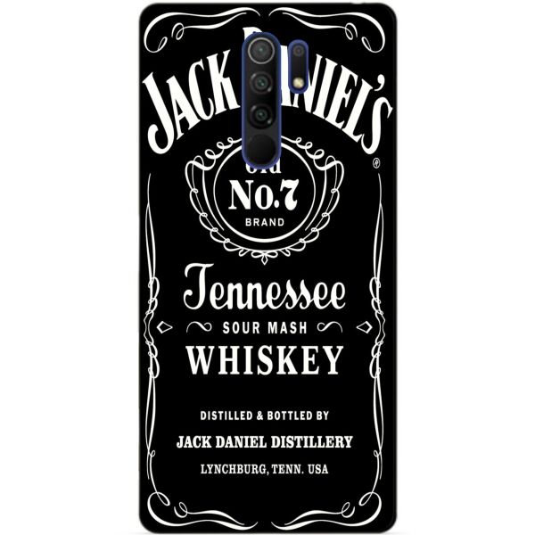 

Силиконовый бампер чехол Candy для Xiaomi Redmi 9 с рисунком Jack Daniels