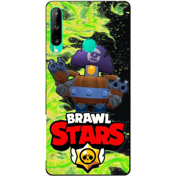 

Силиконовый чехол бампер Candy для Huawei P40 Lite E с Героем Brawl Stars Деррил