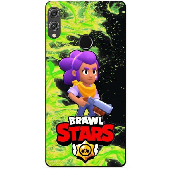 

Силиконовый бампер чехол Candy для Huawei Honor 8x с героем Brawl Stars Шелли