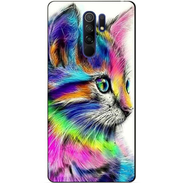 

Силиконовый бампер чехол Candy для Xiaomi Redmi 9 с рисунком Акварельный котик