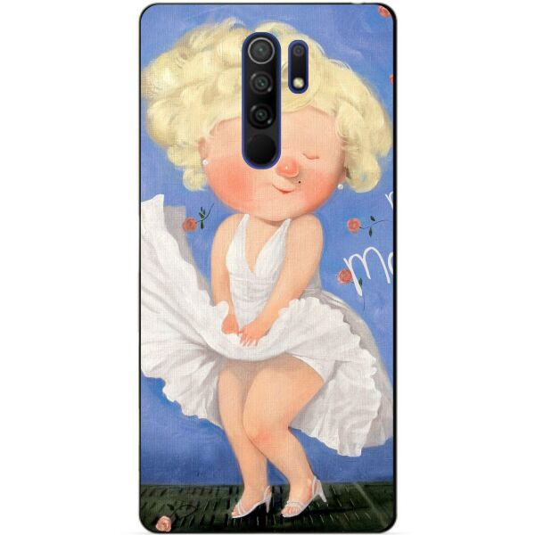 

Силиконовый бампер чехол Candy для Xiaomi Redmi 9 с рисунком Гапчинская Монро