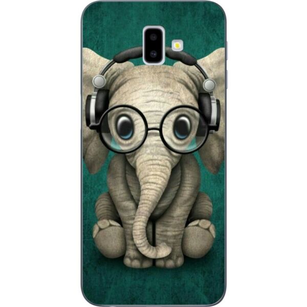 

Чехол силиконовый Candy для Samsung J6 Plus Galaxy J610 с рисунком Слон