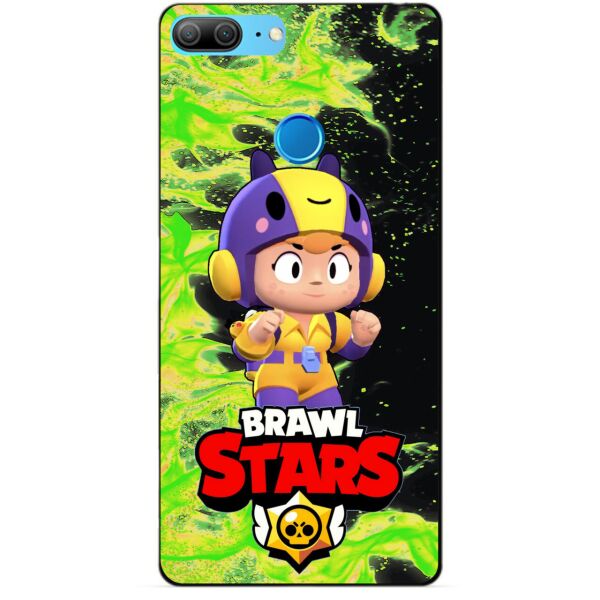 

Силиконовый бампер чехол Candy для Huawei Honor 9 Lite с Героем Brawl Stars Беа