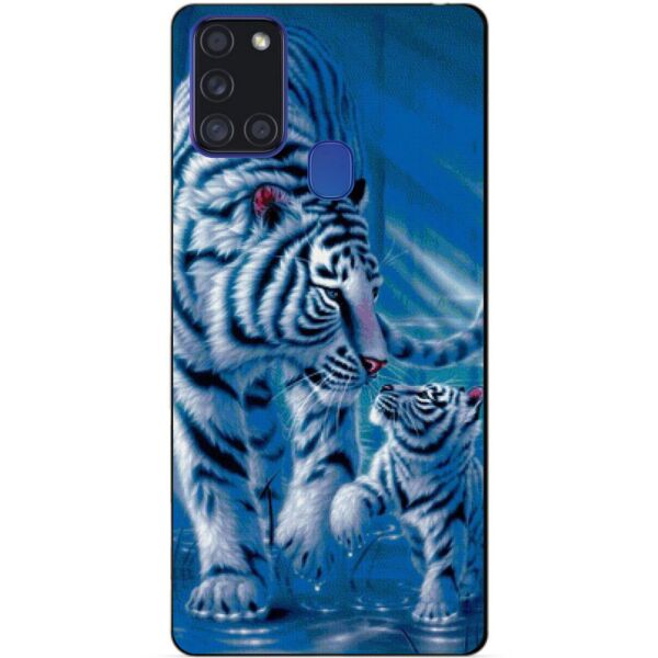 

Силиконовый бампер чехол Candy для Samsung A21s с рисунком Тигры