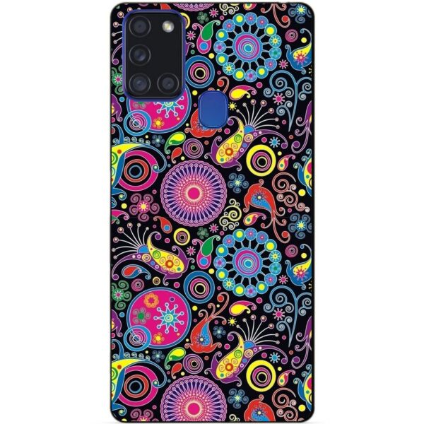 

Силиконовый бампер чехол Candy для Samsung A21s с рисунком Узоры