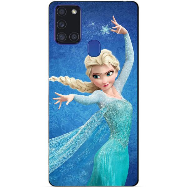 

Силиконовый бампер чехол Candy для Samsung A21s с рисунком Эльза