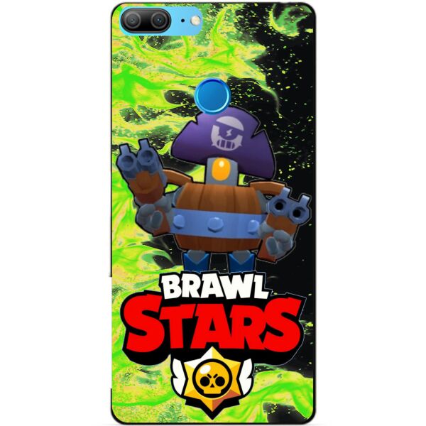 

Силиконовый бампер чехол Candy для Huawei Honor 9 Lite с Героем Brawl Stars Деррил