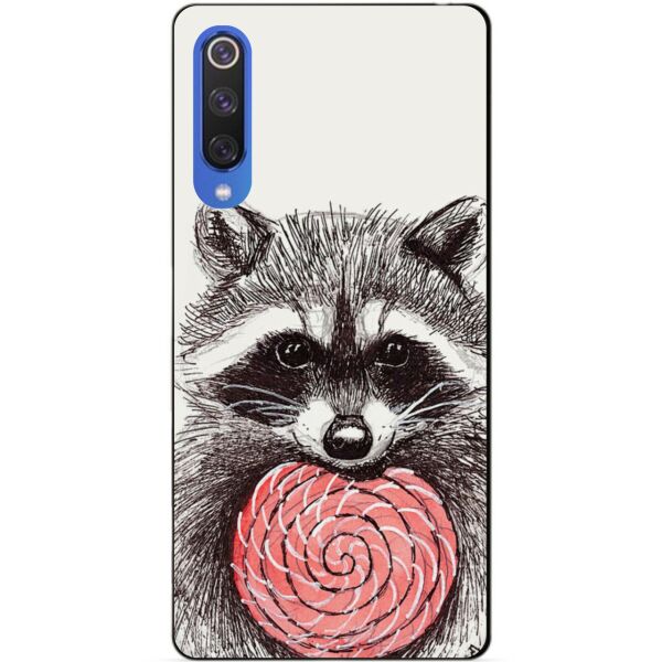 

Чехол силиконовый Candy для Xiaomi Mi 9 SE с рисунком Енот