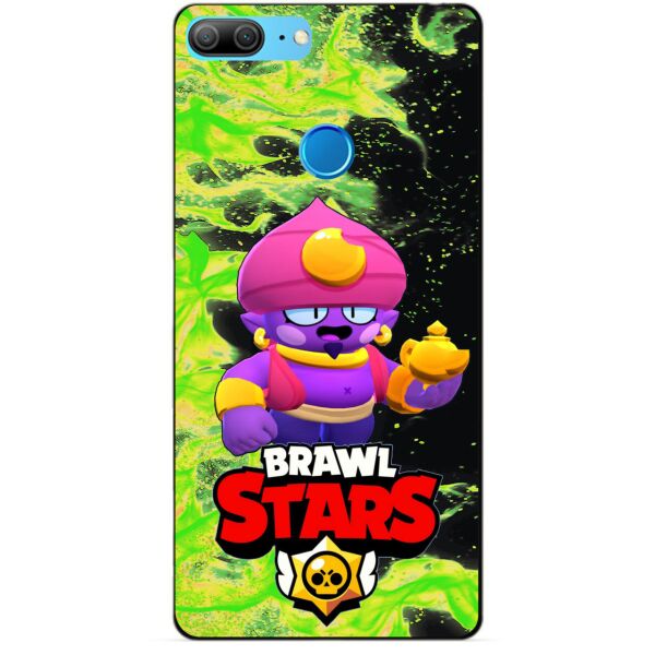 

Силиконовый бампер чехол Candy для Huawei Honor 9 Lite с Героем Brawl Stars Джин