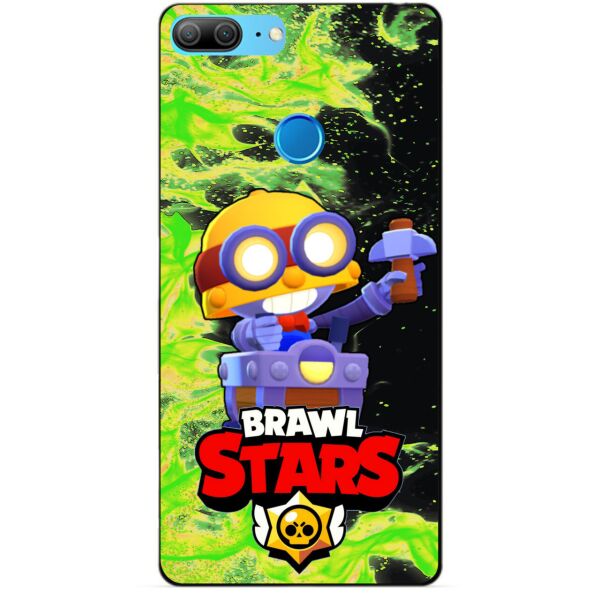 

Силиконовый бампер чехол Candy для Huawei Honor 9 Lite с Героем Brawl Stars Карл
