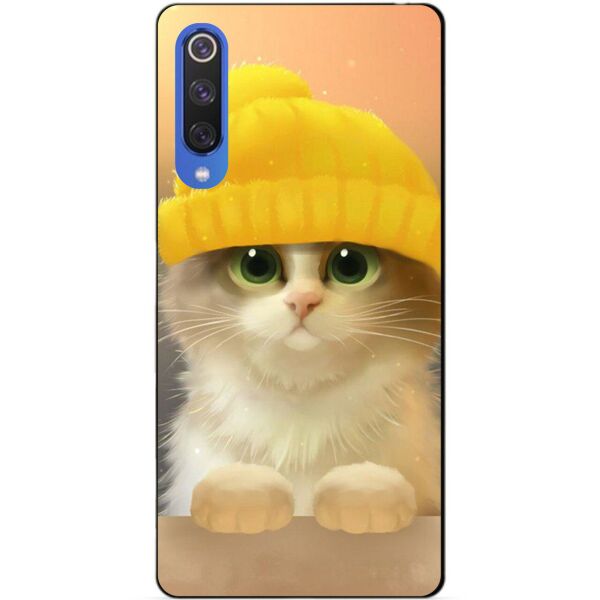 

Чехол силиконовый Candy для Xiaomi Mi 9 SE с рисунком Котик в шапке