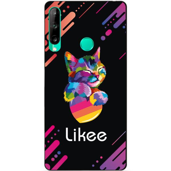 

Силиконовый чехол бампер Candy для Huawei P40 Lite E с рисунком Likee