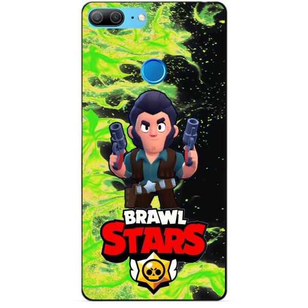 

Силиконовый бампер чехол Candy для Huawei Honor 9 Lite с Героем Brawl Stars Кольт
