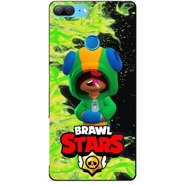 

Силиконовый бампер чехол Candy для Huawei Honor 9 Lite с Героем Brawl Stars Леон
