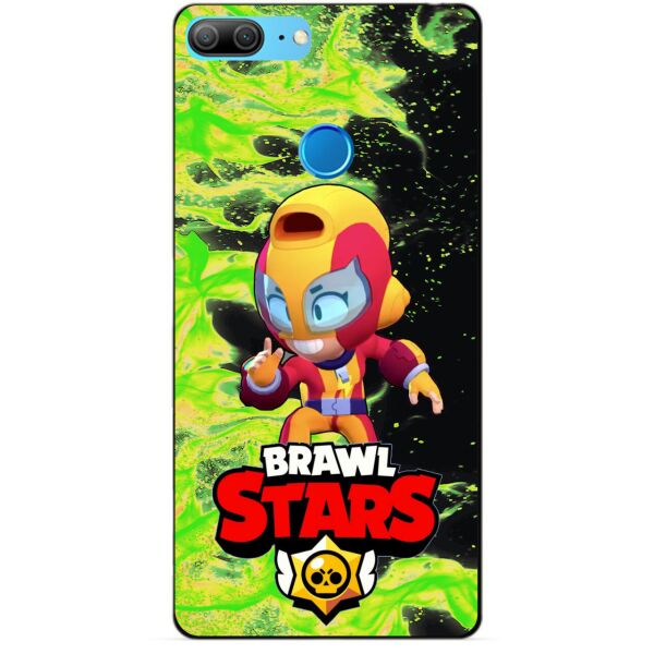 

Силиконовый бампер чехол Candy для Huawei Honor 9 Lite с Героем Brawl Stars Макс