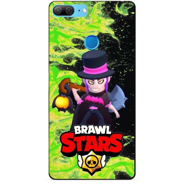 

Силиконовый бампер чехол Candy для Huawei Honor 9 Lite с Героем Brawl Stars Мортис