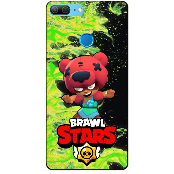 

Силиконовый бампер чехол Candy для Huawei Honor 9 Lite с Героем Brawl Stars Нита