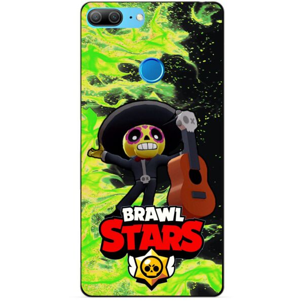 

Силиконовый бампер чехол Candy для Huawei Honor 9 Lite с Героем Brawl Stars Поко