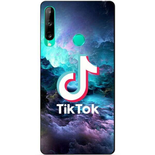 

Силиконовый чехол бампер Candy для Huawei P40 Lite E с рисунком Tik Tok