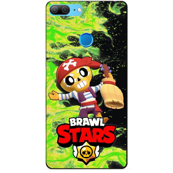 

Силиконовый бампер чехол Candy для Huawei Honor 9 Lite с Героем Brawl Stars Поко пират