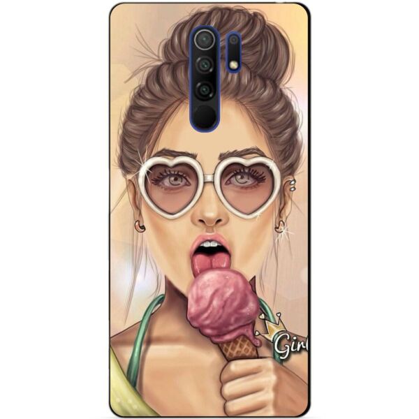 

Силиконовый бампер чехол Candy для Xiaomi Redmi 9 с рисунком Мороженое