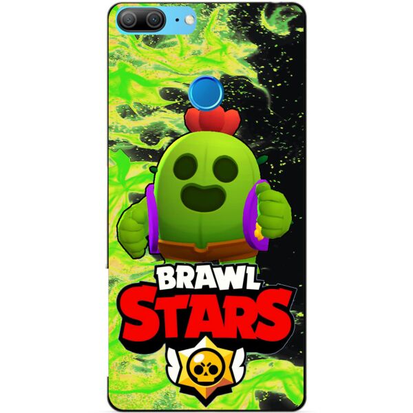 

Силиконовый бампер чехол Candy для Huawei Honor 9 Lite с Героем Brawl Stars Спайк
