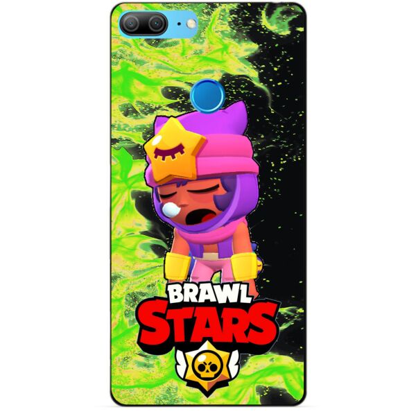 

Силиконовый бампер чехол Candy для Huawei Honor 9 Lite с Героем Brawl Stars Сэнди