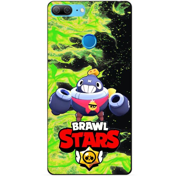 

Силиконовый бампер чехол Candy для Huawei Honor 9 Lite с Героем Brawl Stars Тик