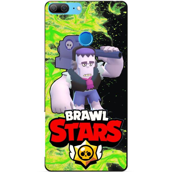 

Силиконовый бампер чехол Candy для Huawei Honor 9 Lite с Героем Brawl Stars Фрэнк