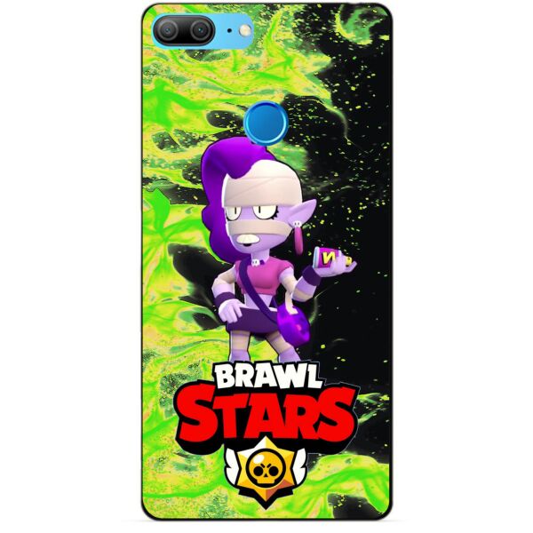 

Силиконовый бампер чехол Candy для Huawei Honor 9 Lite с Героем Brawl Stars Эмз