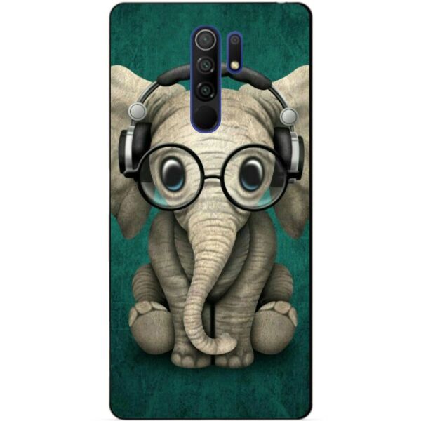 

Силиконовый бампер чехол Candy для Xiaomi Redmi 9 с рисунком Слоник
