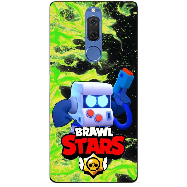 

Силиконовый бампер чехол Candy для Huawei Mate 10 Lite с героем Brawl Stars 8-Бит