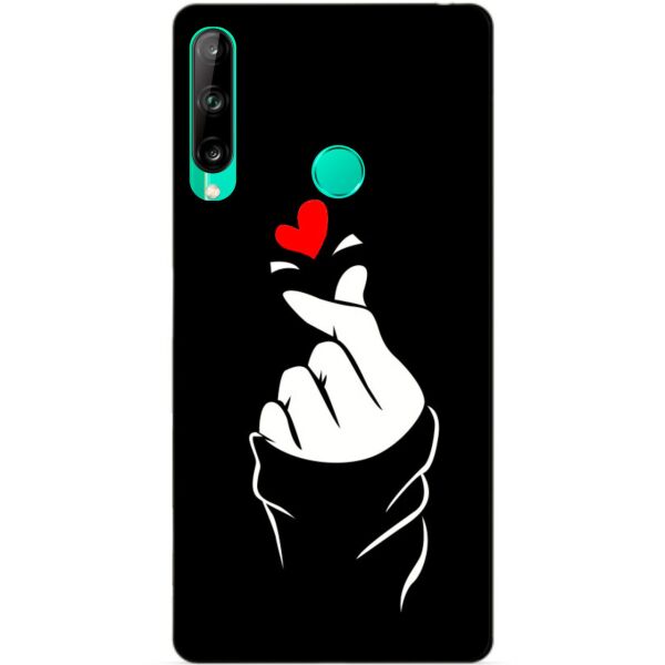 

Силиконовый чехол бампер Candy для Huawei P40 Lite E с рисунком Знак любви