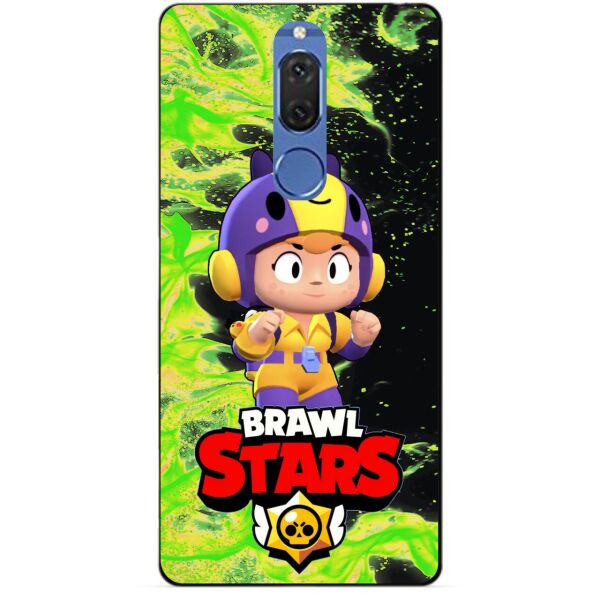 

Силиконовый бампер чехол Candy для Huawei Mate 10 Lite с героем Brawl Stars Беа