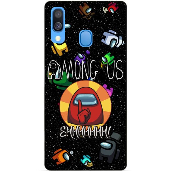 

Силиконовый бампер чехол Candy для Samsung A30 Galaxy A305F с рисунком Among Us