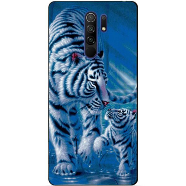 

Силиконовый бампер чехол Candy для Xiaomi Redmi 9 с рисунком Тигры